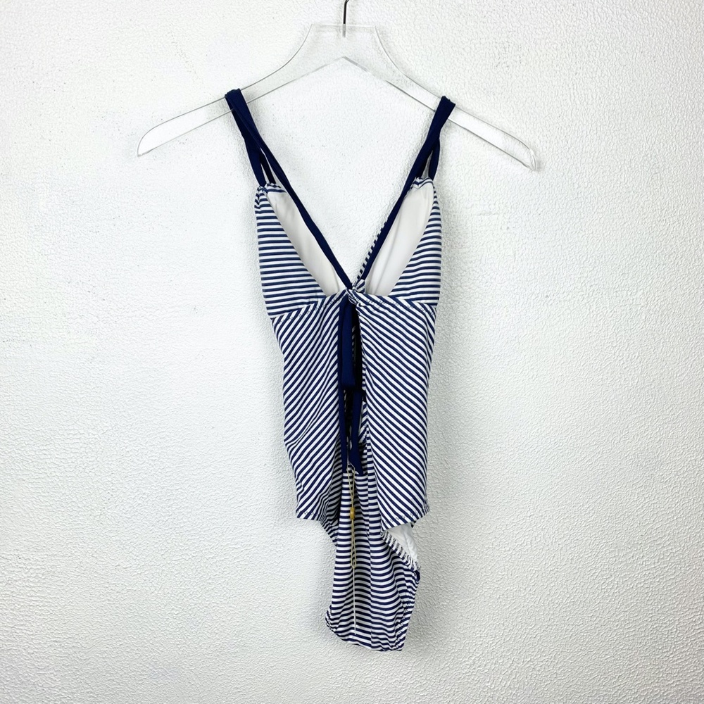 Helen Jon | Seaside One Piece Swimsuit Blue White Stripe - Picture 3 of 7